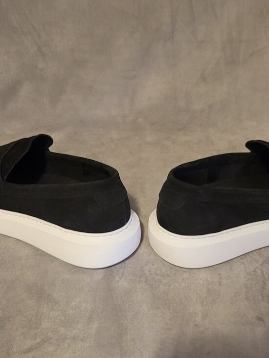 Good Man Brand Legend Loafer Black Suede Penny Dress Sneakers Men\'s Size 10 main image 12